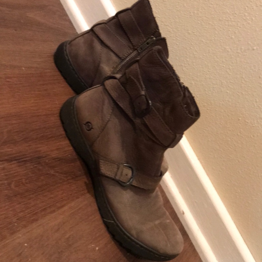 Brown Born booties